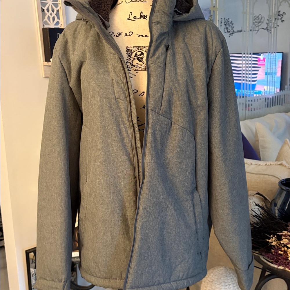 Gray Hooded Jacket - image 2
